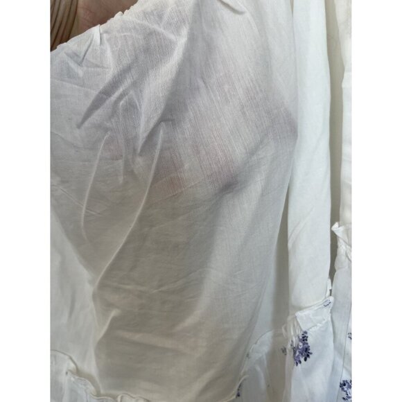 NWT Anthropologie Sheer Tiered Midi Skirt L - Picture 11 of 14